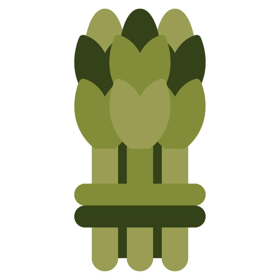Asparagus icon illustration for uiux, web, app, infographic, etc vector
