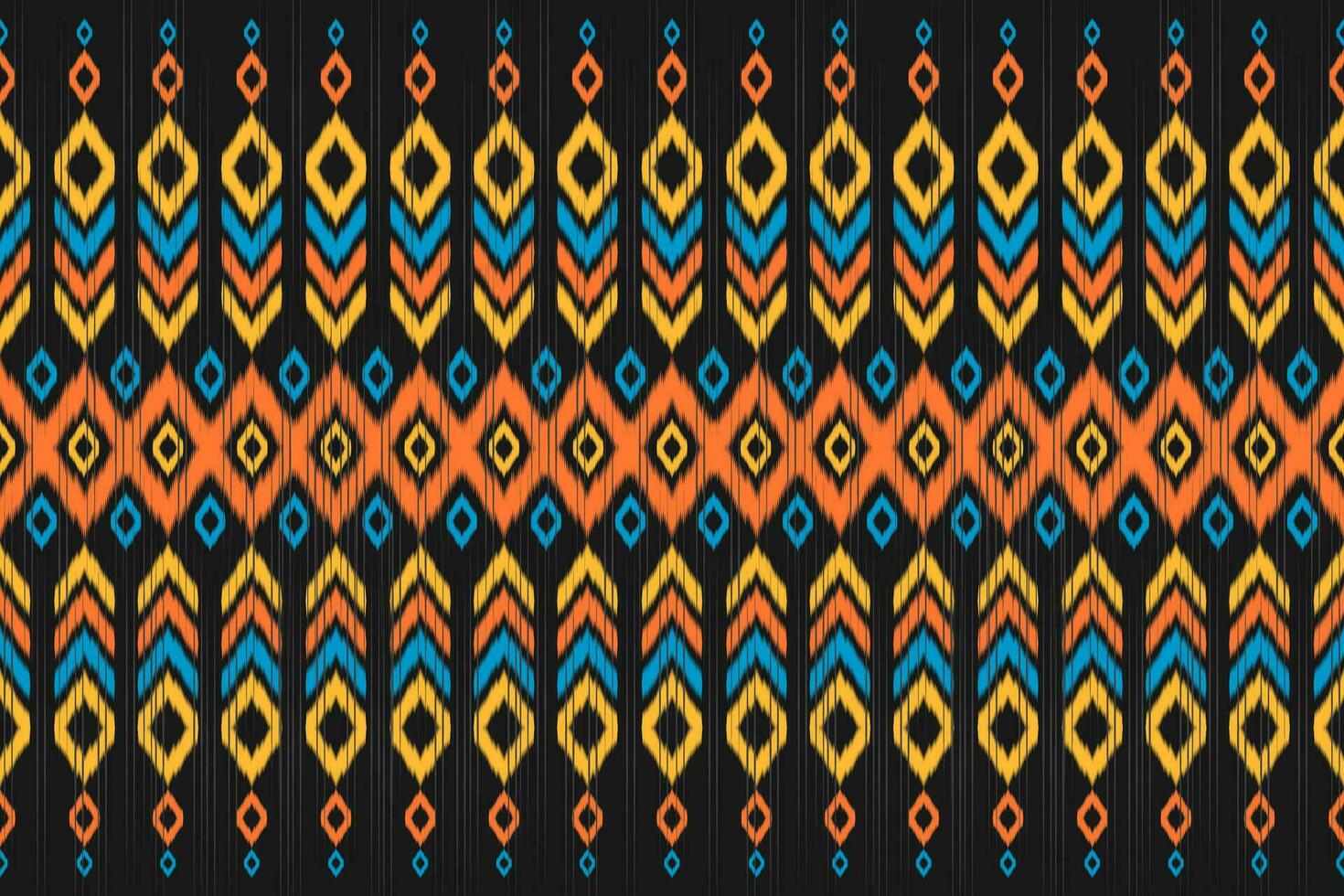 arte de patrón tribal étnico de alfombras. patrón étnico ikat sin fisuras. estilo americano, mexicano. vector