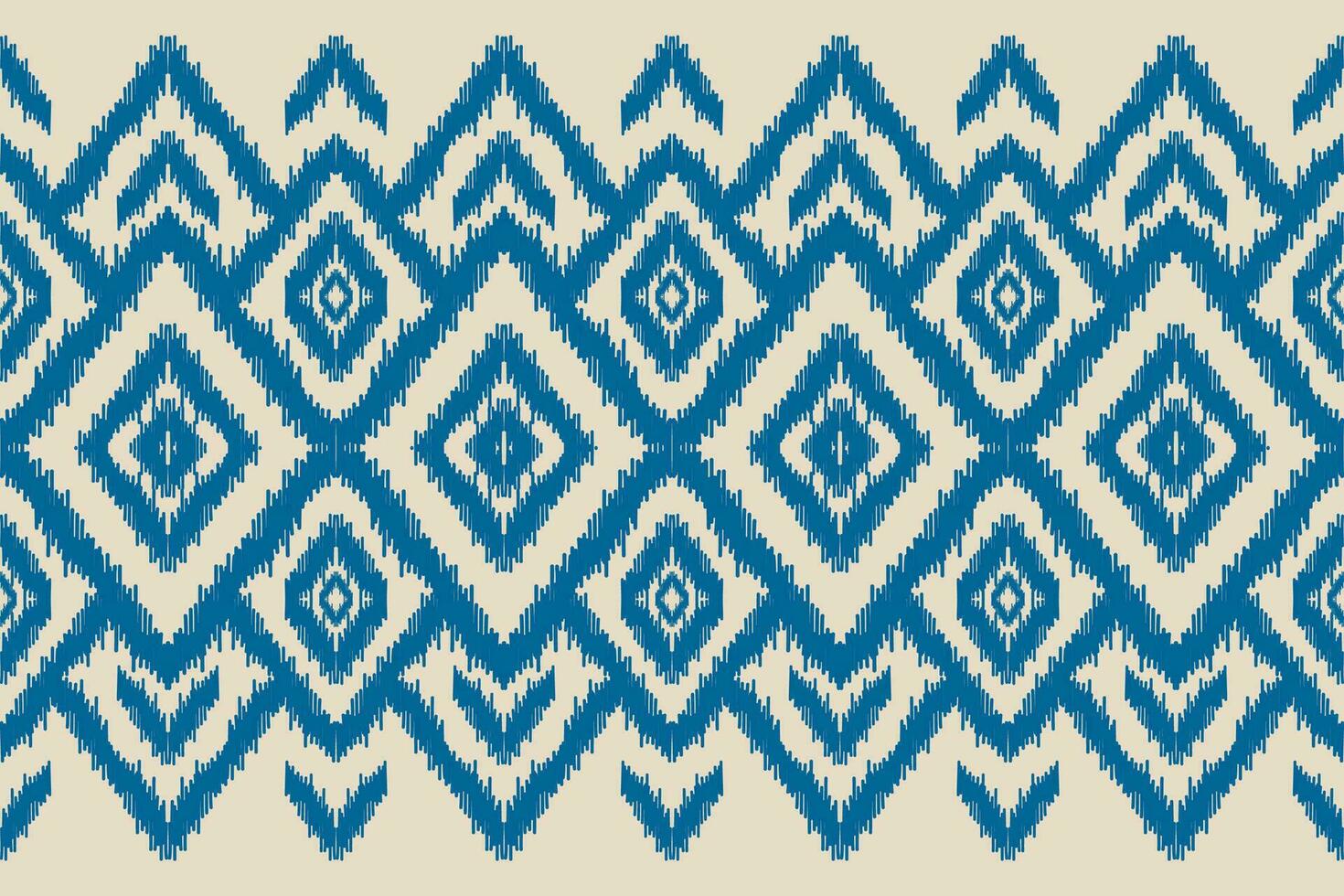 Carpet ethnic ikat pattern art. Geometric ethnic ikat seamless pattern in tribal. Mexican style. vector