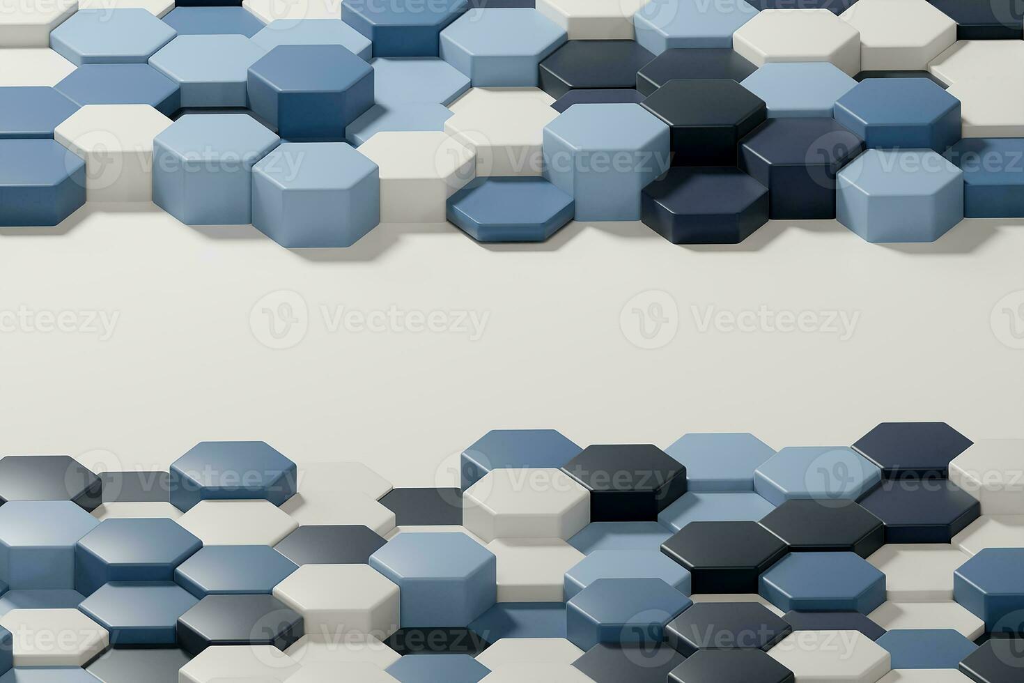 Hexagons abstract business background photo