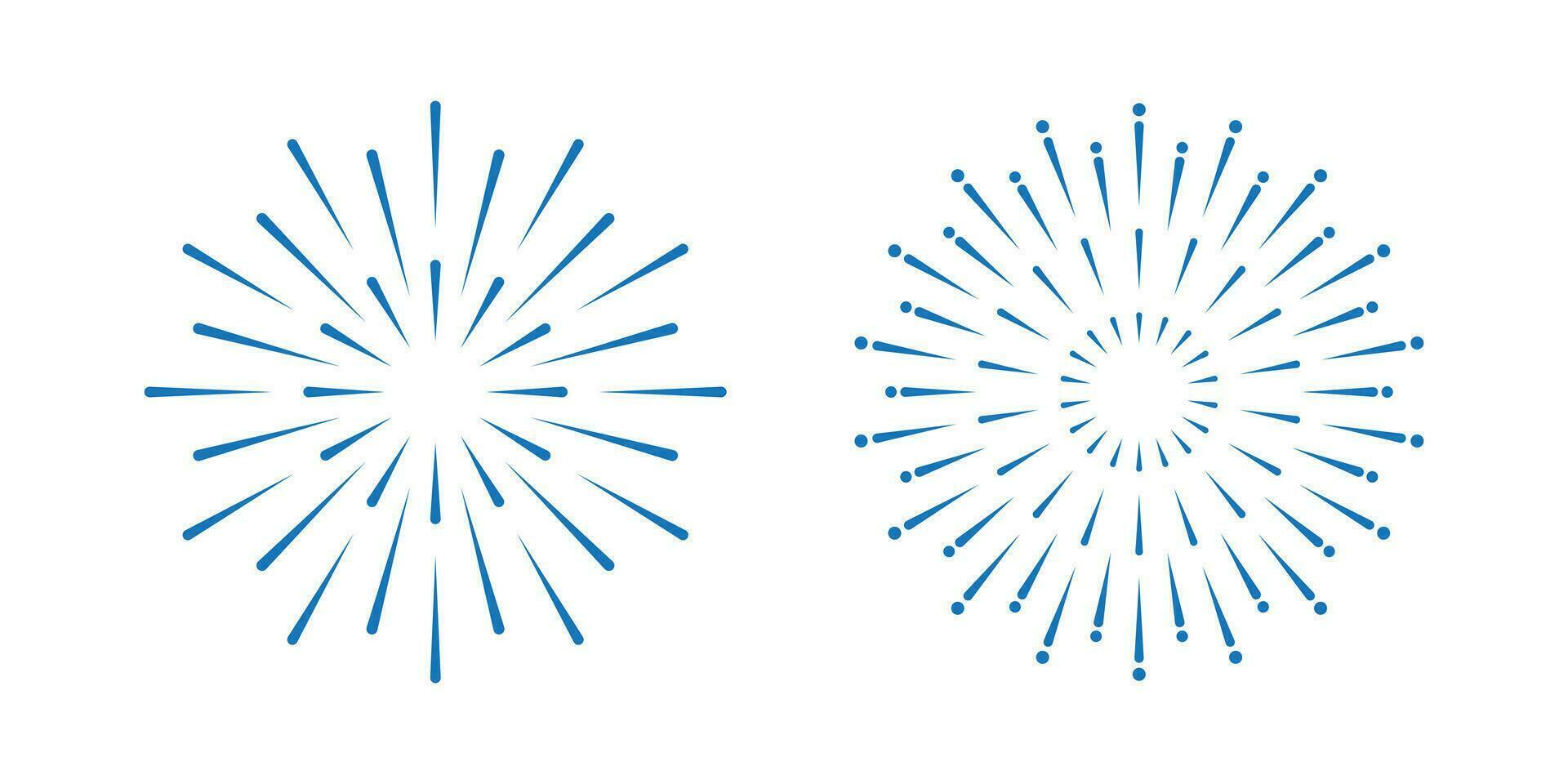 illustration of a fireworks vector