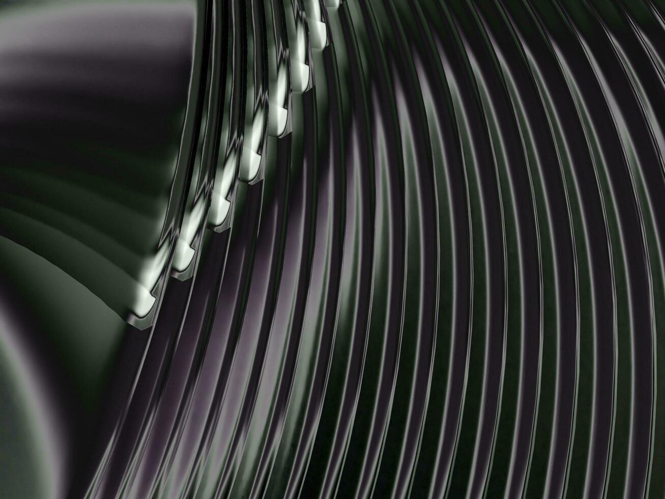 black purple 3d rendering of twisted glass folded abstract geometry background wallpaper photo