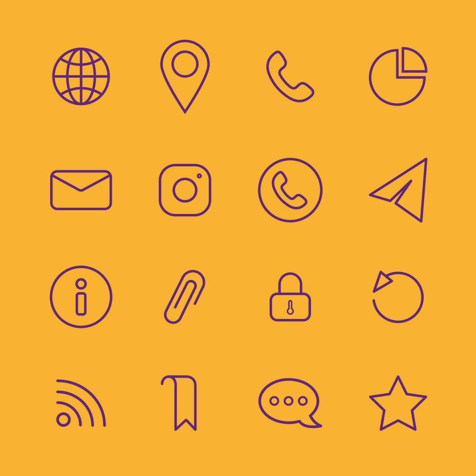 Free set of business icons collection vector