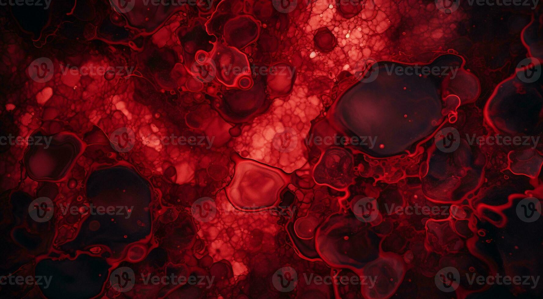 AI generated blood background, red blood on abstract background, blood wallpaper photo