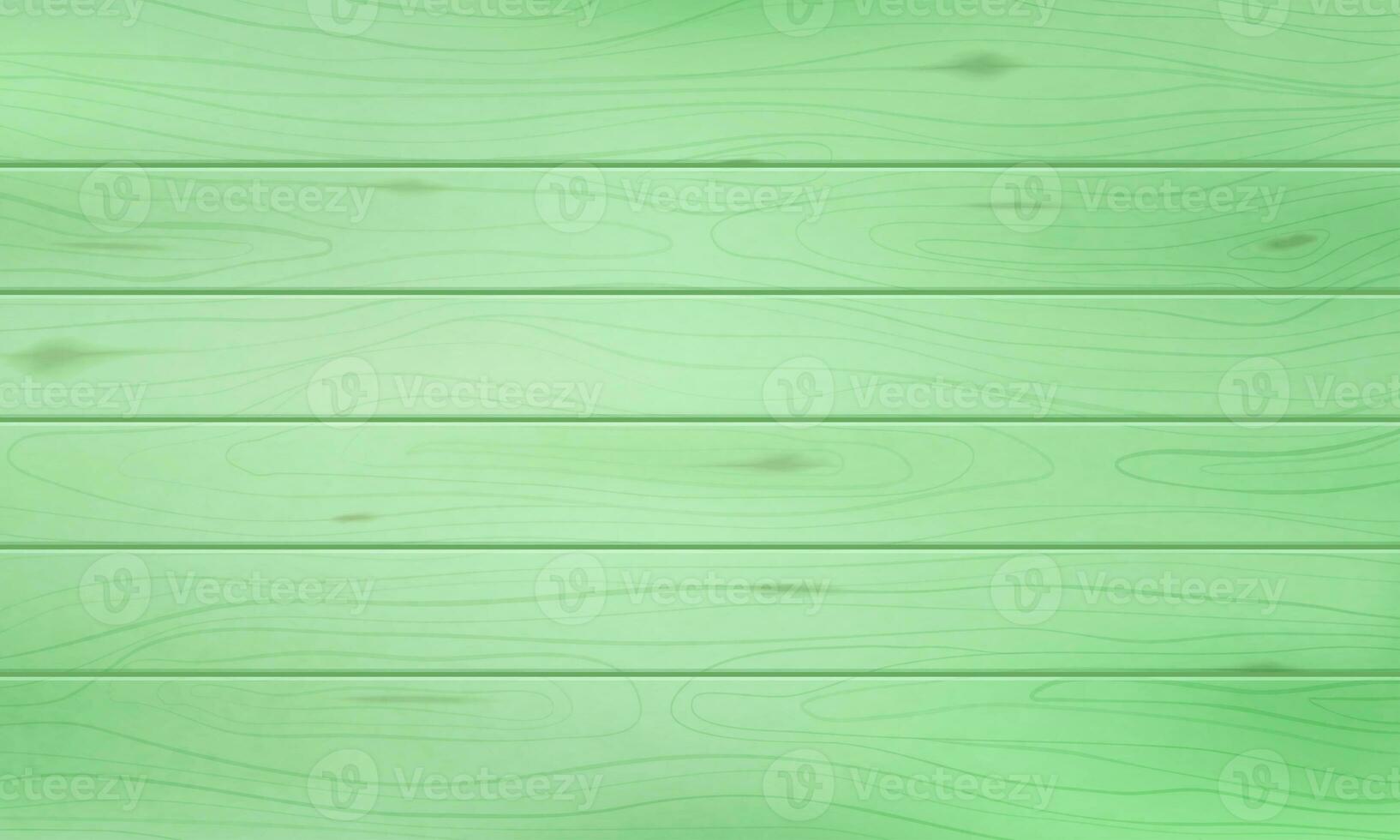 Vector empty green wooden plank background texture photo