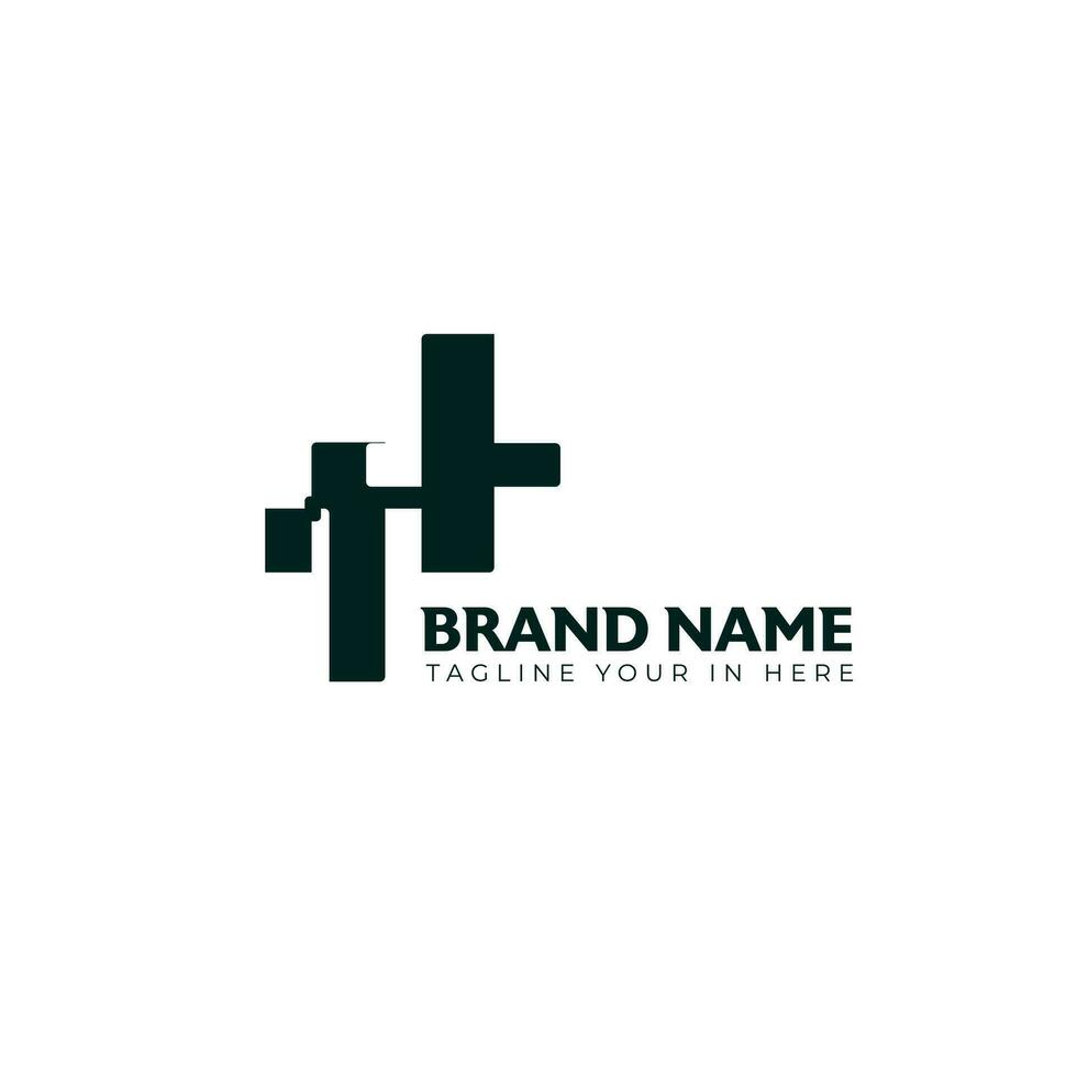 initial H line Logo. letter H with arrow combination. usable for finance, logistic and company logos, vector illustration