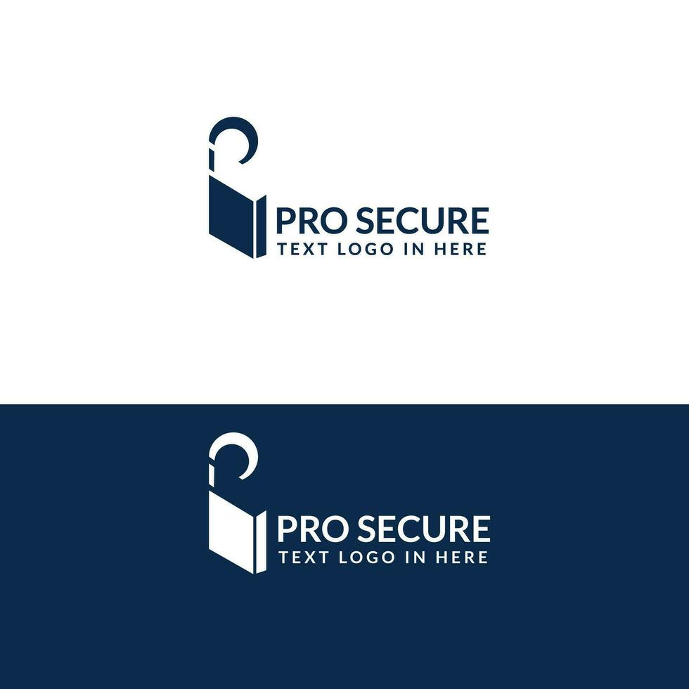 security pro premium logo design vector template