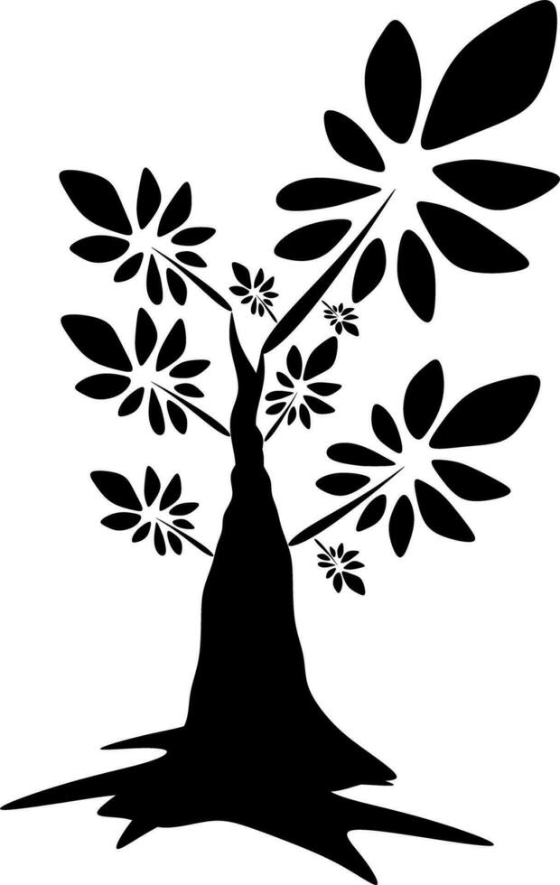árbol gráfico diseño elemento y icono. resumen dibujos animados ilustración vector