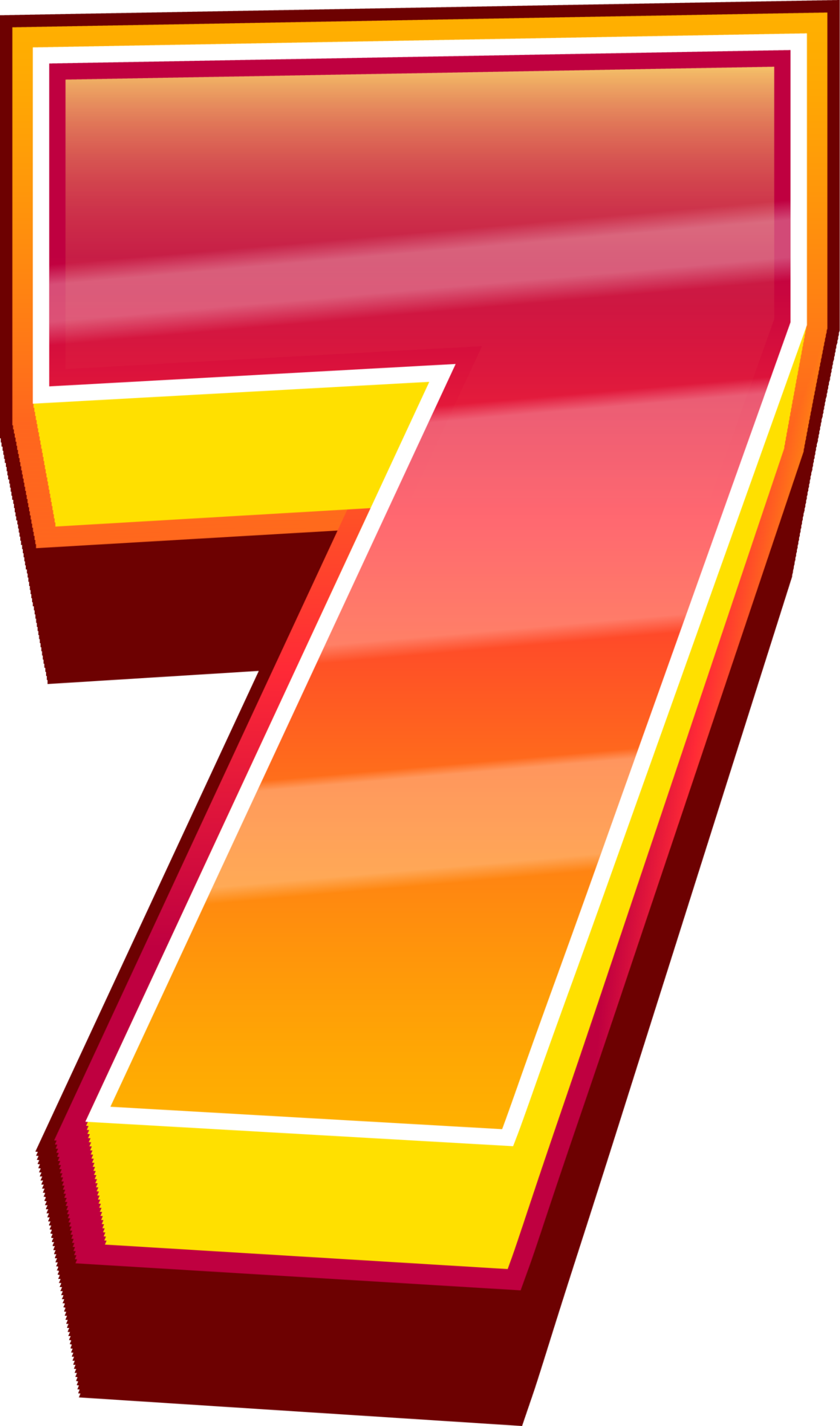 Orange Comic Stripped Alphabet Number 7 36131224 Png Orange Comic Stripped Alphabet Number 7 36131224 Png