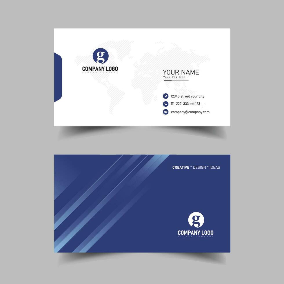 Vector Modern Creative and Clean Business Card Template