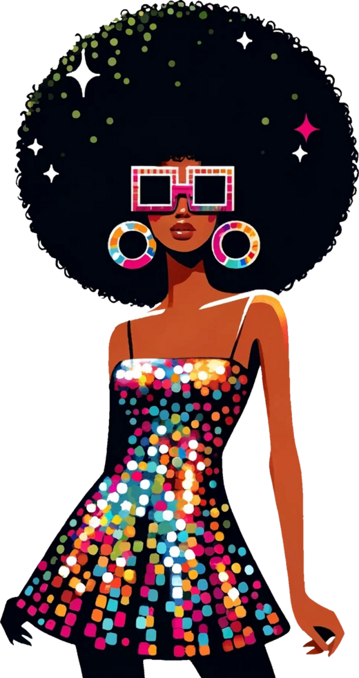 AI generated 50s fashion woman with sunglasses. This versatile design is ideal for prints, t-shirt designs, mug making, and many other tasks. png