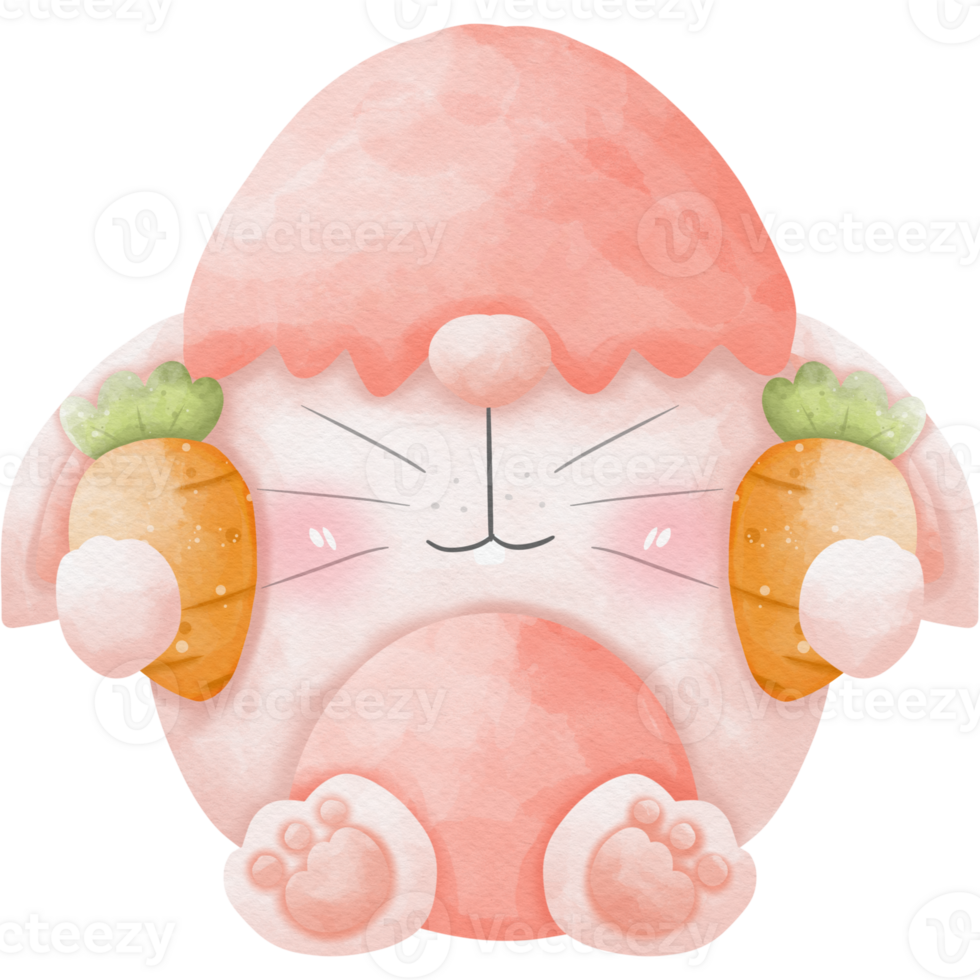 Rabbit in Easter Day so cute png