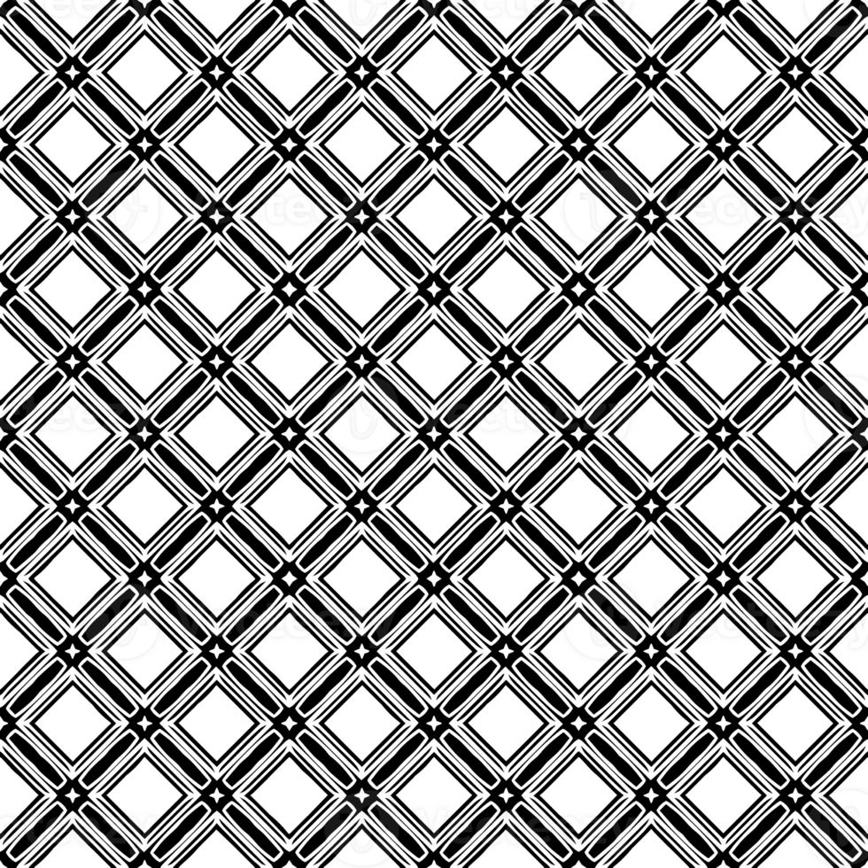 Black seamless abstract pattern. Overlay for background and backdrop. Ornamental design. PNG graphic illustration with transparent background.