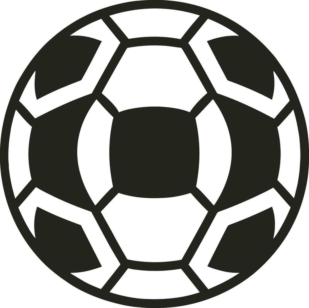 un fútbol pelota con amarillo y negro colores vector