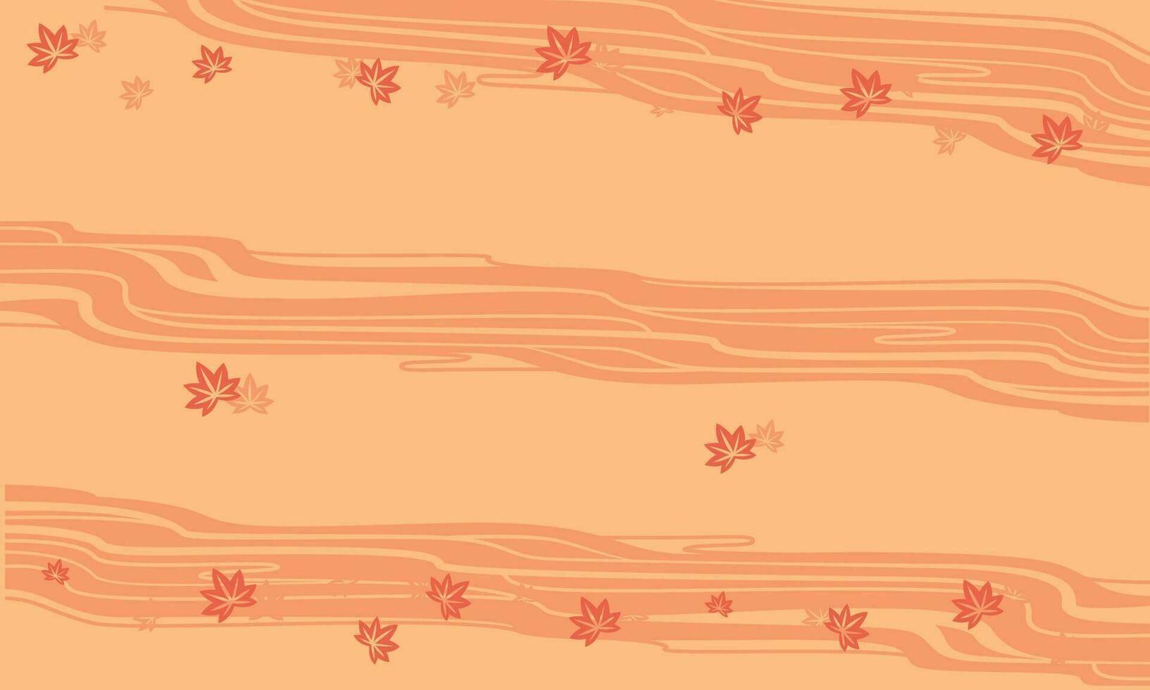 Vector autumn leaves background design