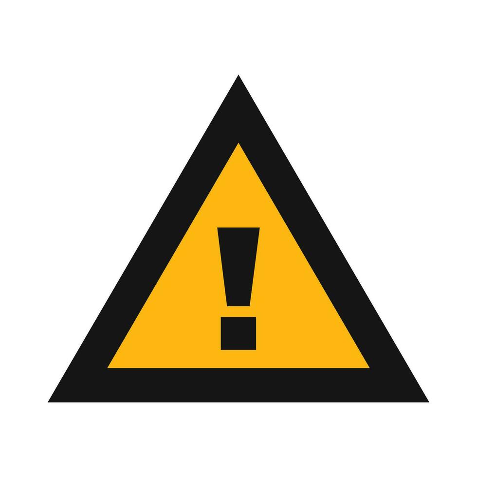 Vector warning signs of high voltage hazard isolated on a white background