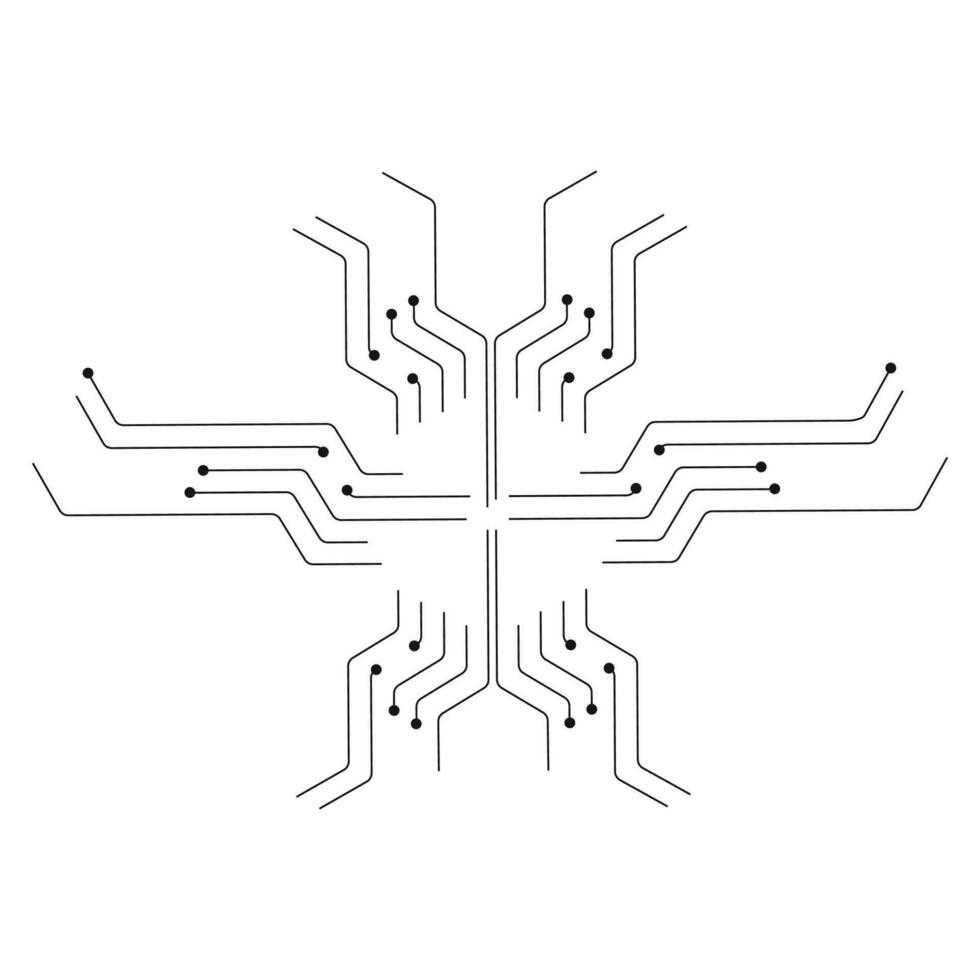 Vector computer motherboard vector background with circuit board electronic elements