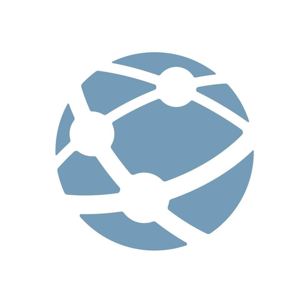 Vector soccer ball black and white isolated image vector illustration