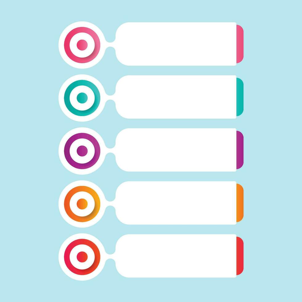 Vector infographic template banner design