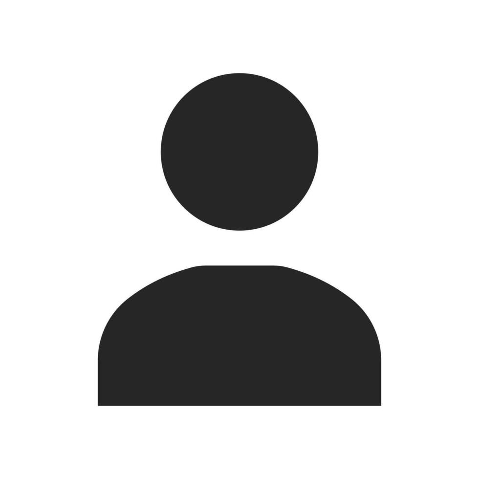 Vector person icon design template isolated avatar sign vector illustration