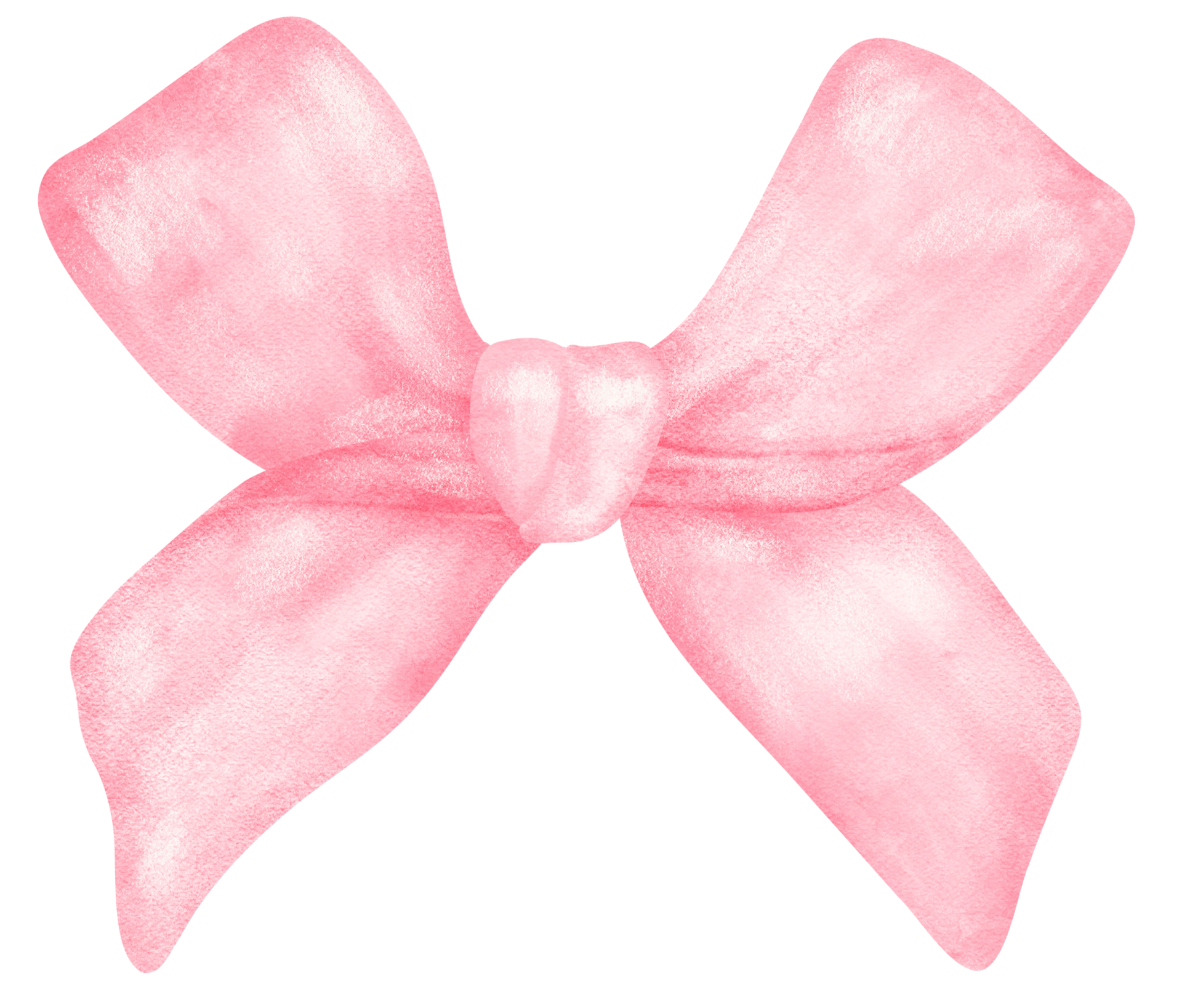 Pink Coquette ribbon bow aesthetic watercolor 36134145 PNG