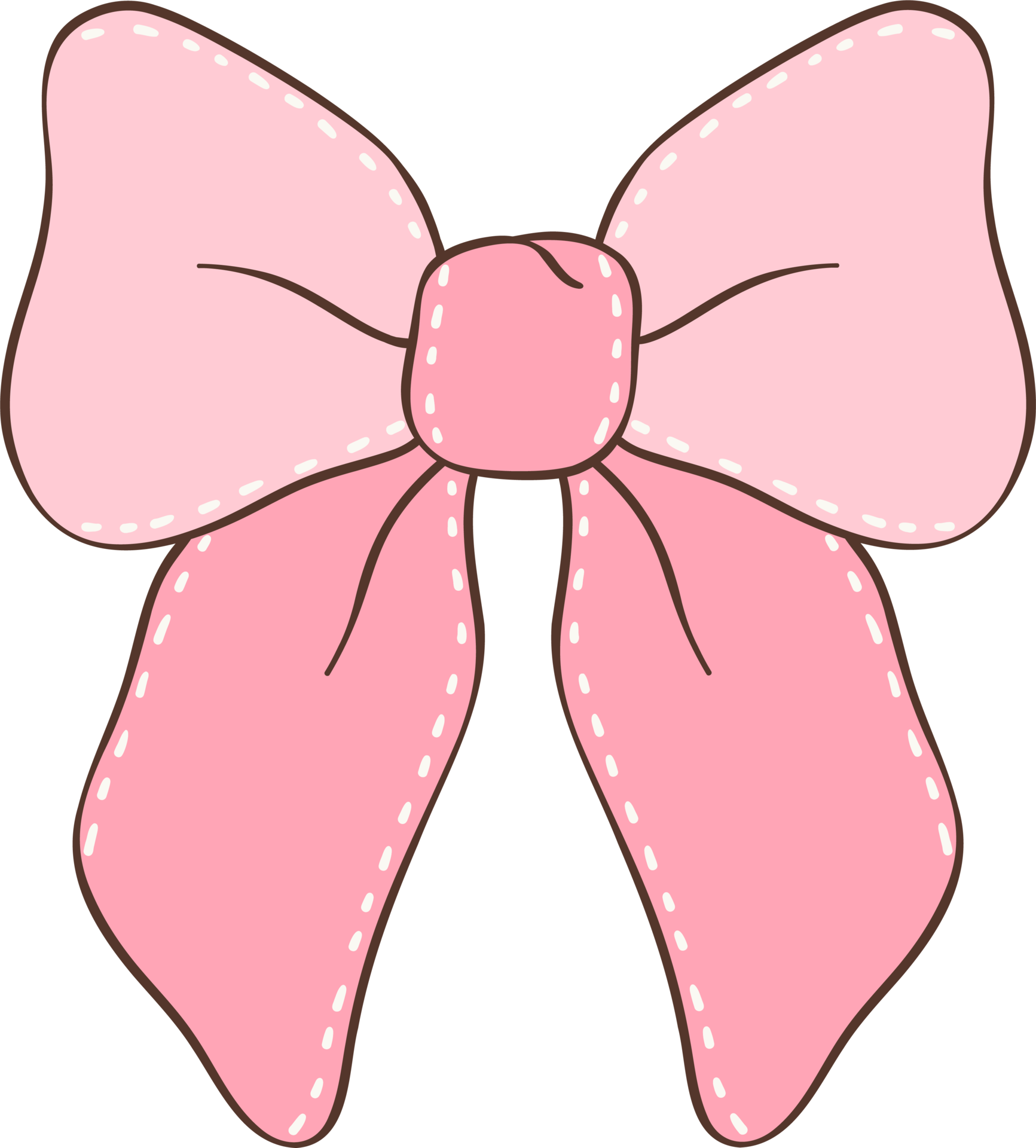 Pink Coquette bow doodle hand drawn 36134173 PNG