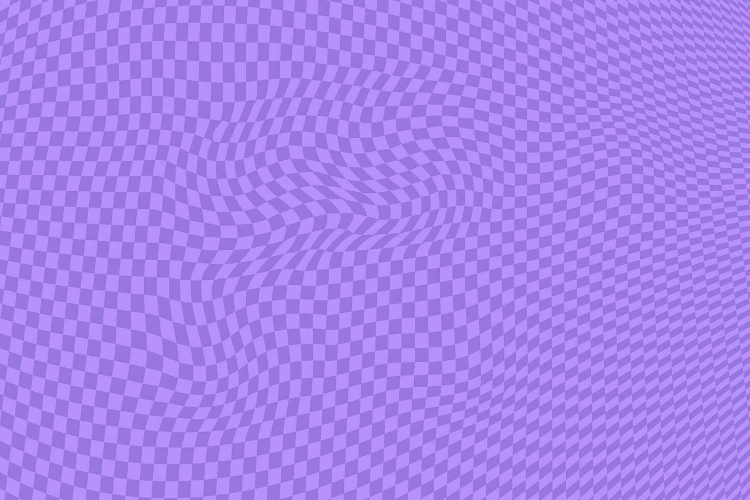 Purple retro psychedelic checkerboard pattern. Groovy funky textures. vector