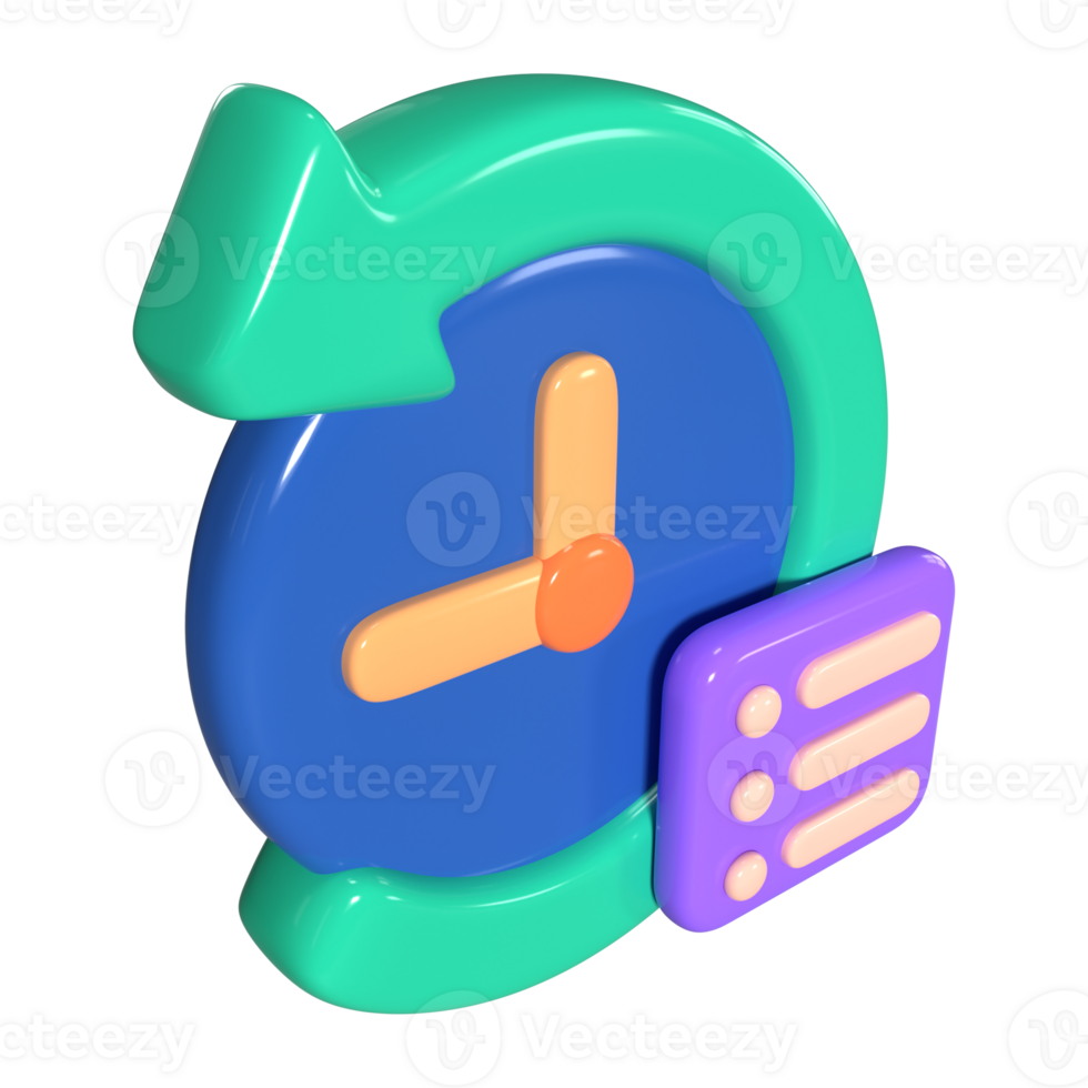 History 3D Illustration Icon png