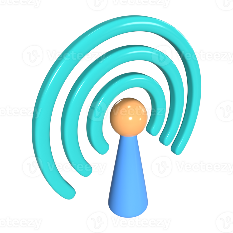 Hotspot 3D Illustration Icon png