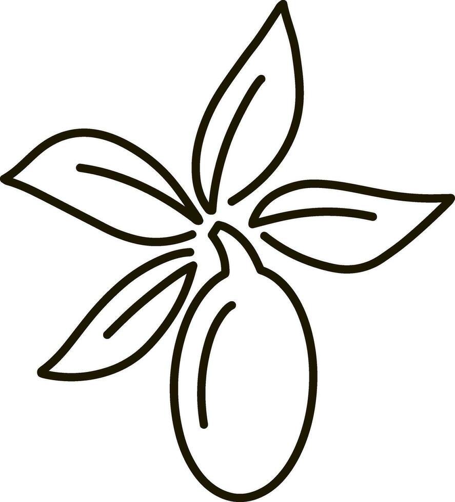 Olive clipart Branch leaf fruit Sketch Vector illustration