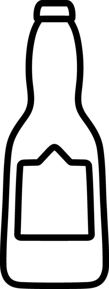 Beer icon Beer glass bottle Wine Vector illustration