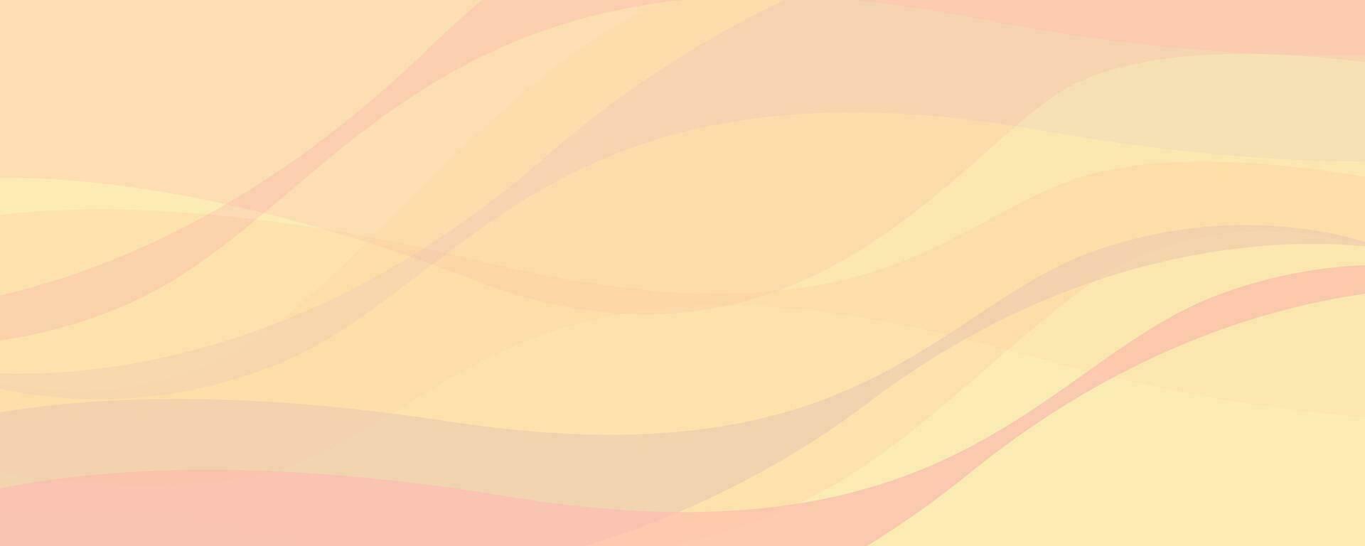 Abstract background with wavy lines in pastel colors. Vector illustration.
