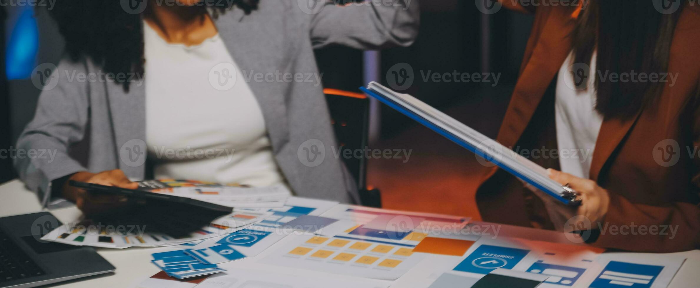 team of UI UX web designer are working together to develop mobile responsive websites. Mobile Mockup photo