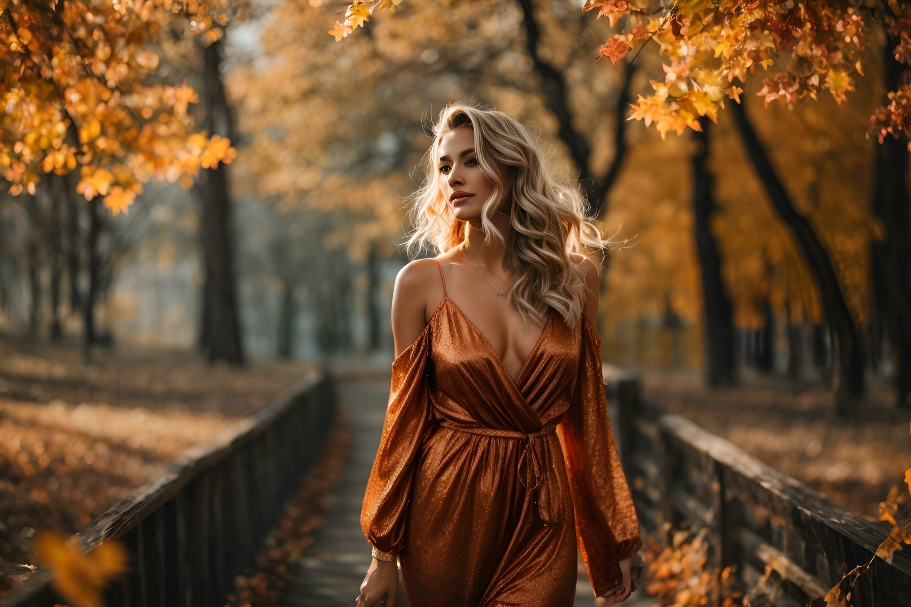 Fall Nature Dress Fall Nature Dress