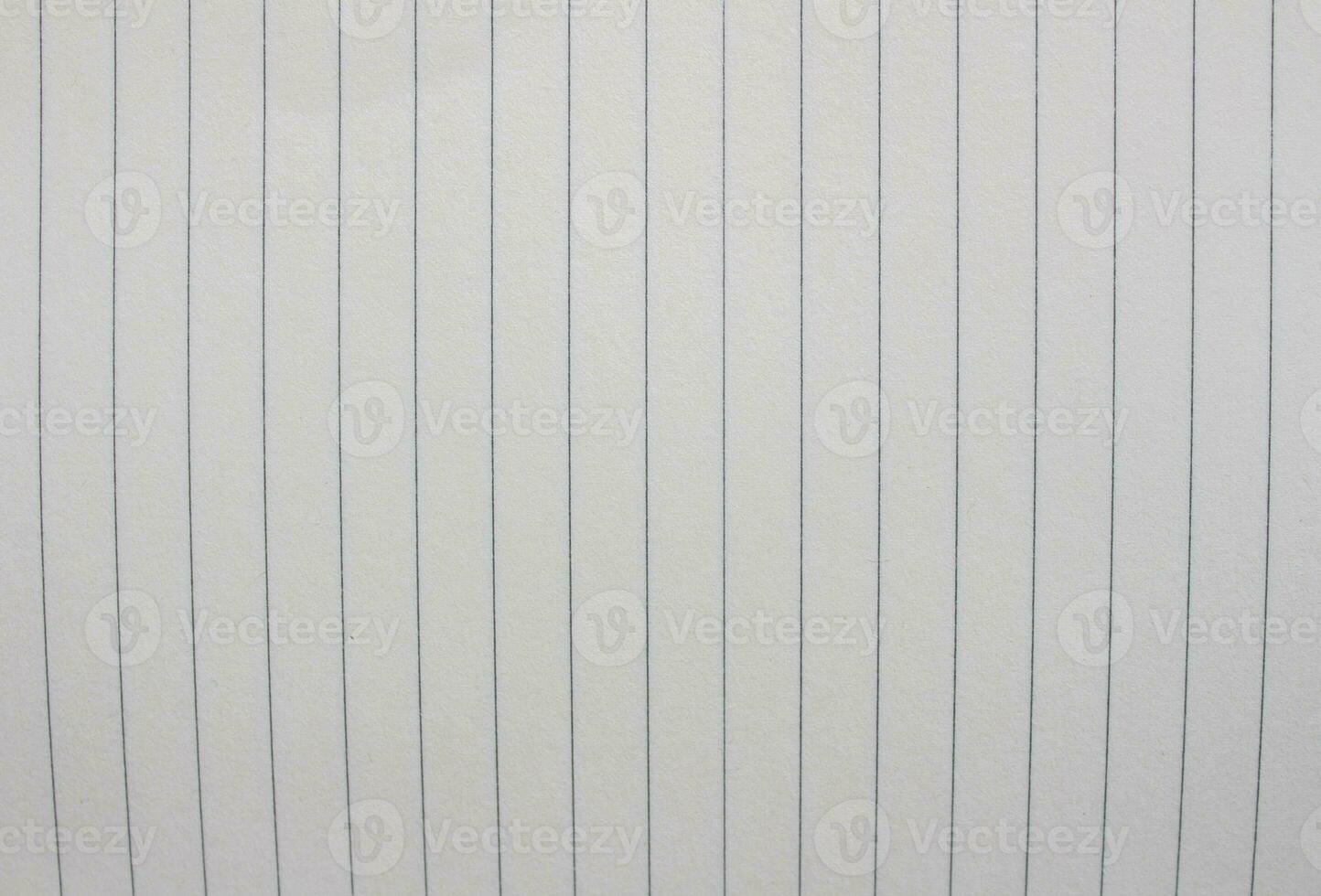 Blank lined notebook page texture background. Line paper sheet with copy space. photo