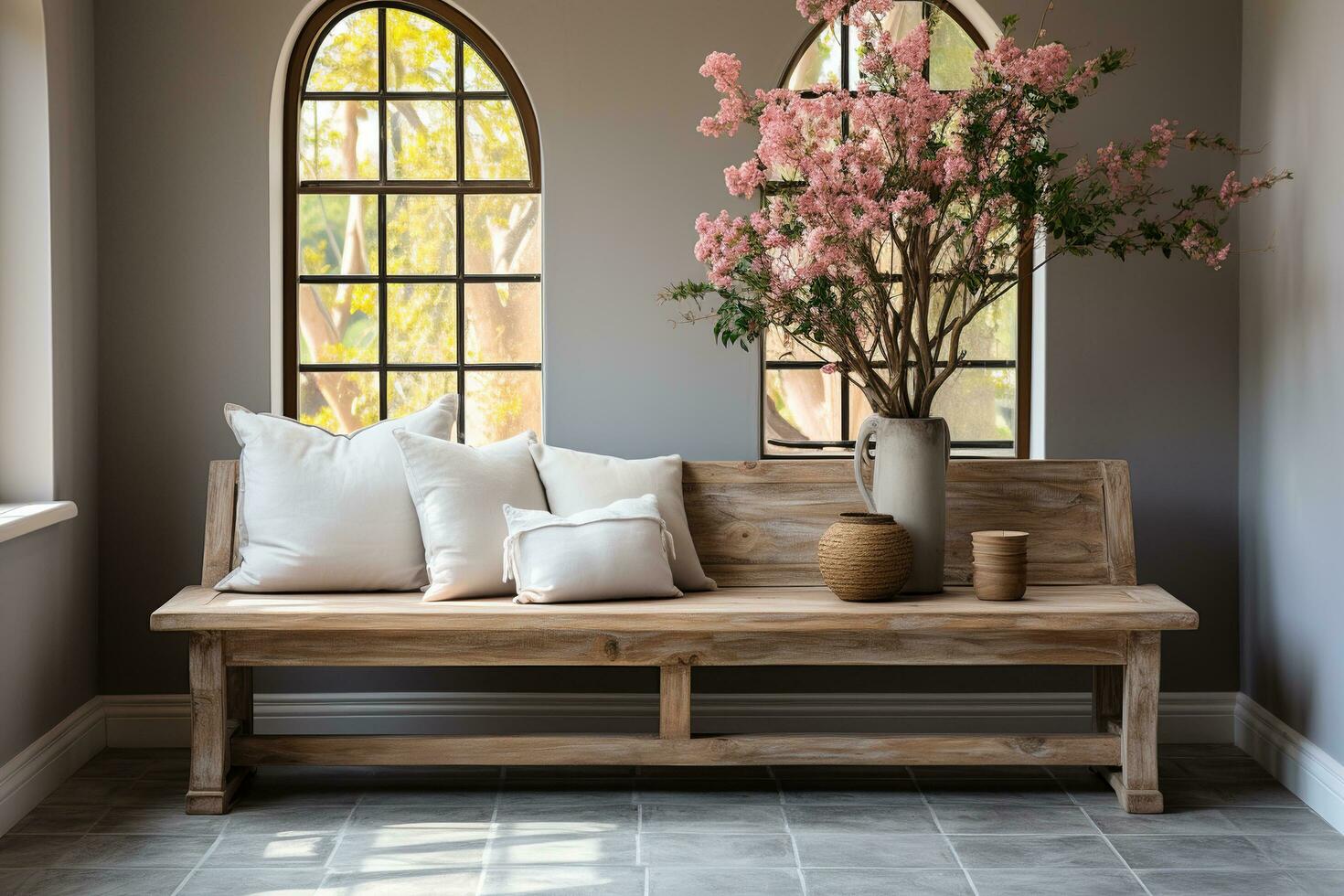 AI generated Interior of stylish room with soofa Created with …