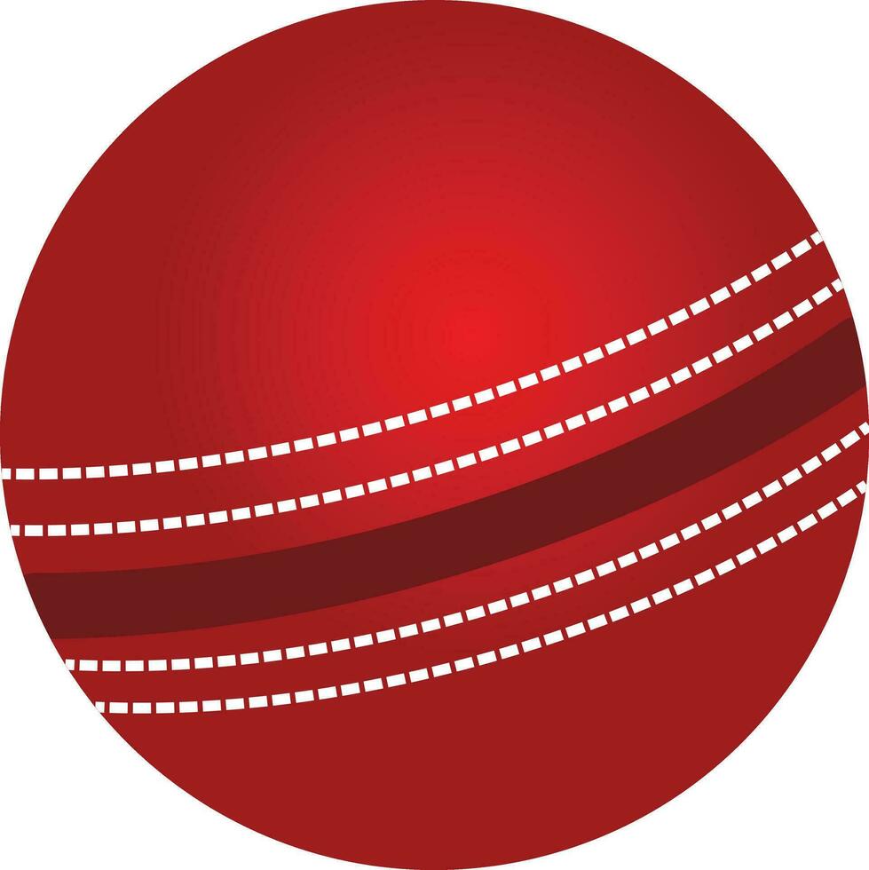Cricket Ball Vector Design