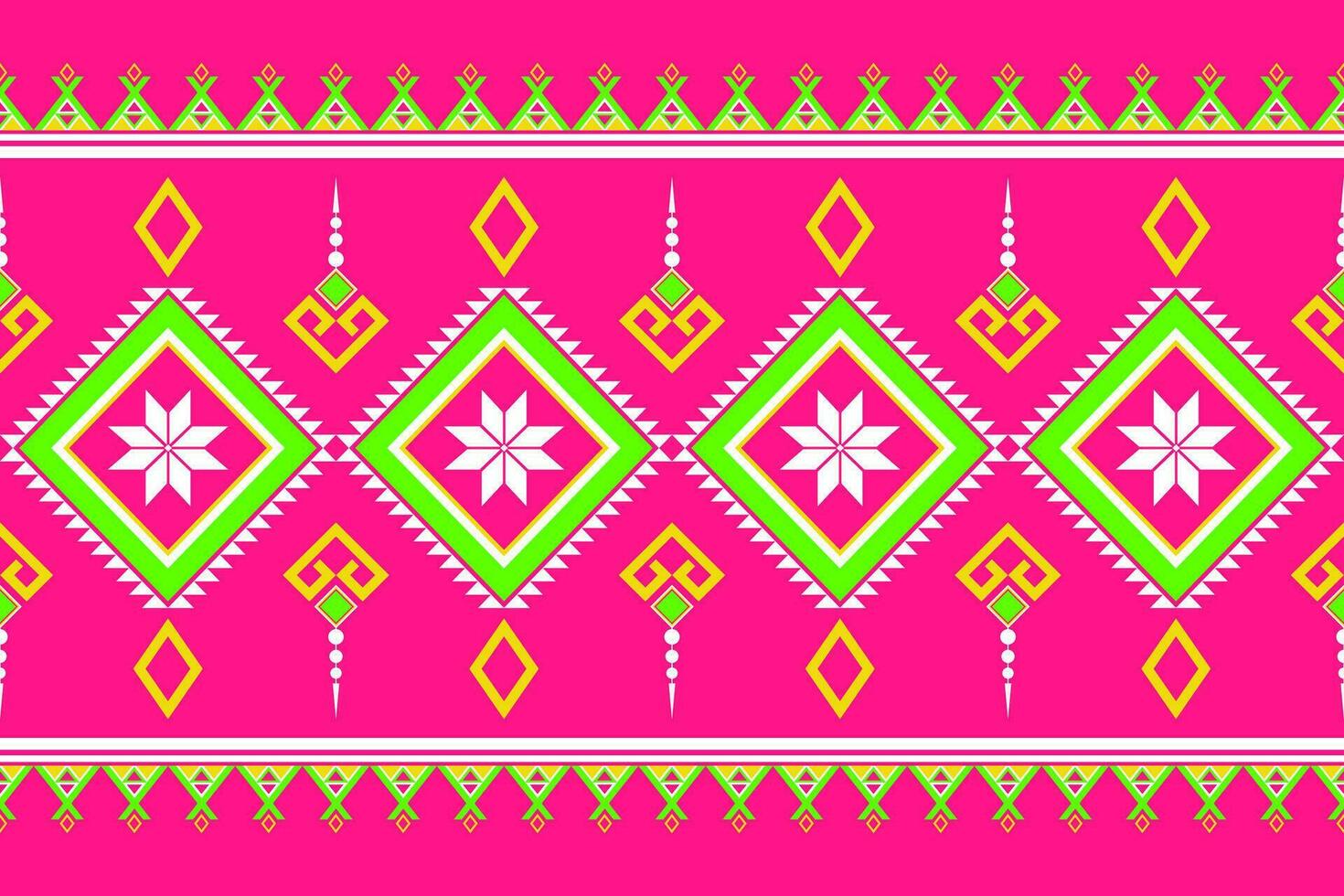 Ethnic boho seamless pattern. Tribal pattern. Folk motif. Textile vector