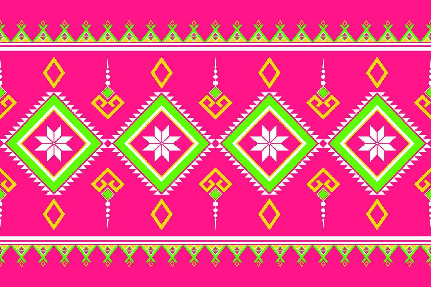 étnico boho sin costura modelo. tribal modelo. gente motivo. textil vector