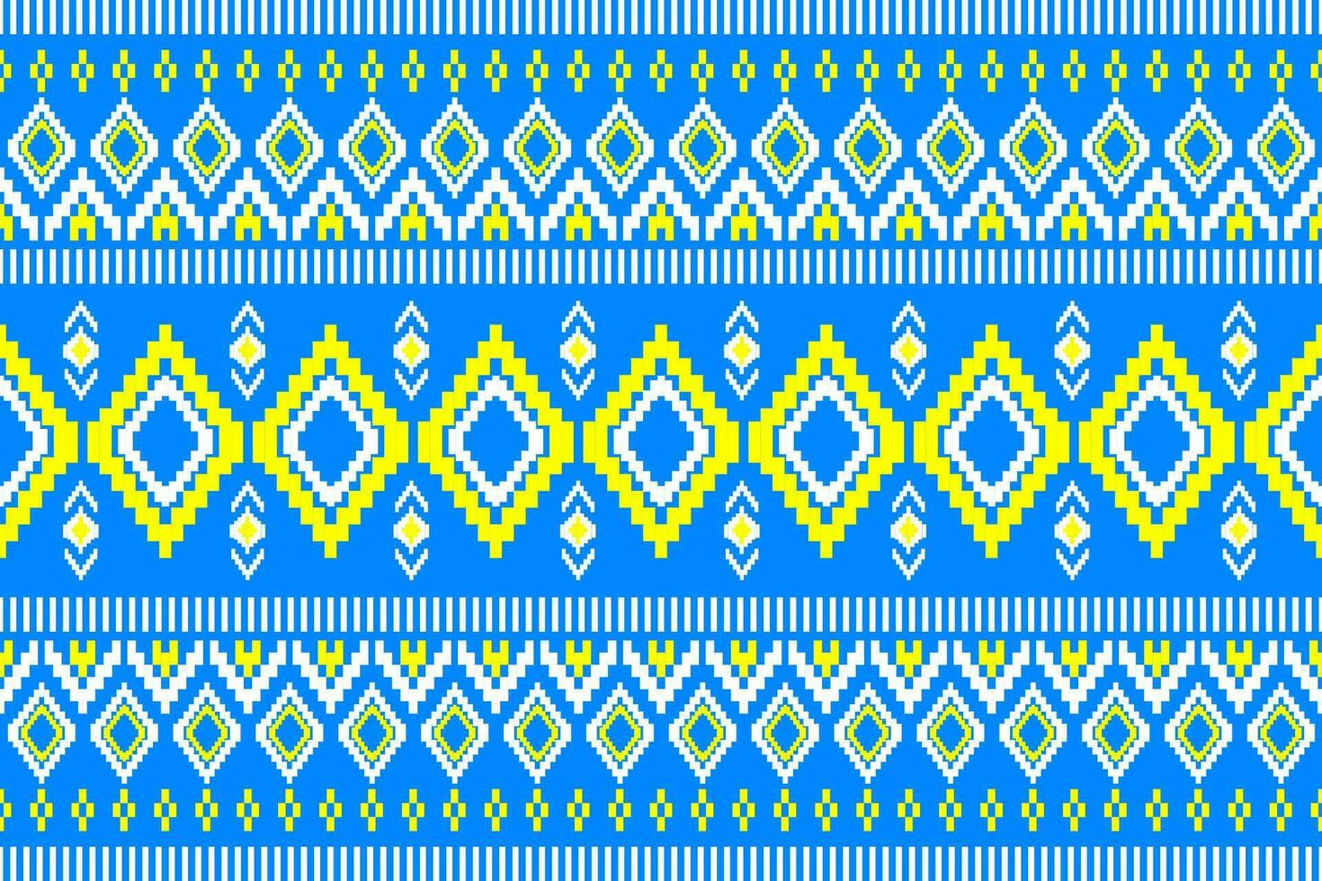 Geometric seamless ethnic pattern. Geometric ethnic pattern can be used in fabric design for clothes, decorative paper, wrapping, textile, embroidery, carpet, tribal pattern vector