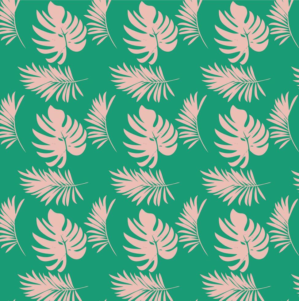 floral pattern, with bright elements of leaf branches, on a bright background, vector image, with eps file