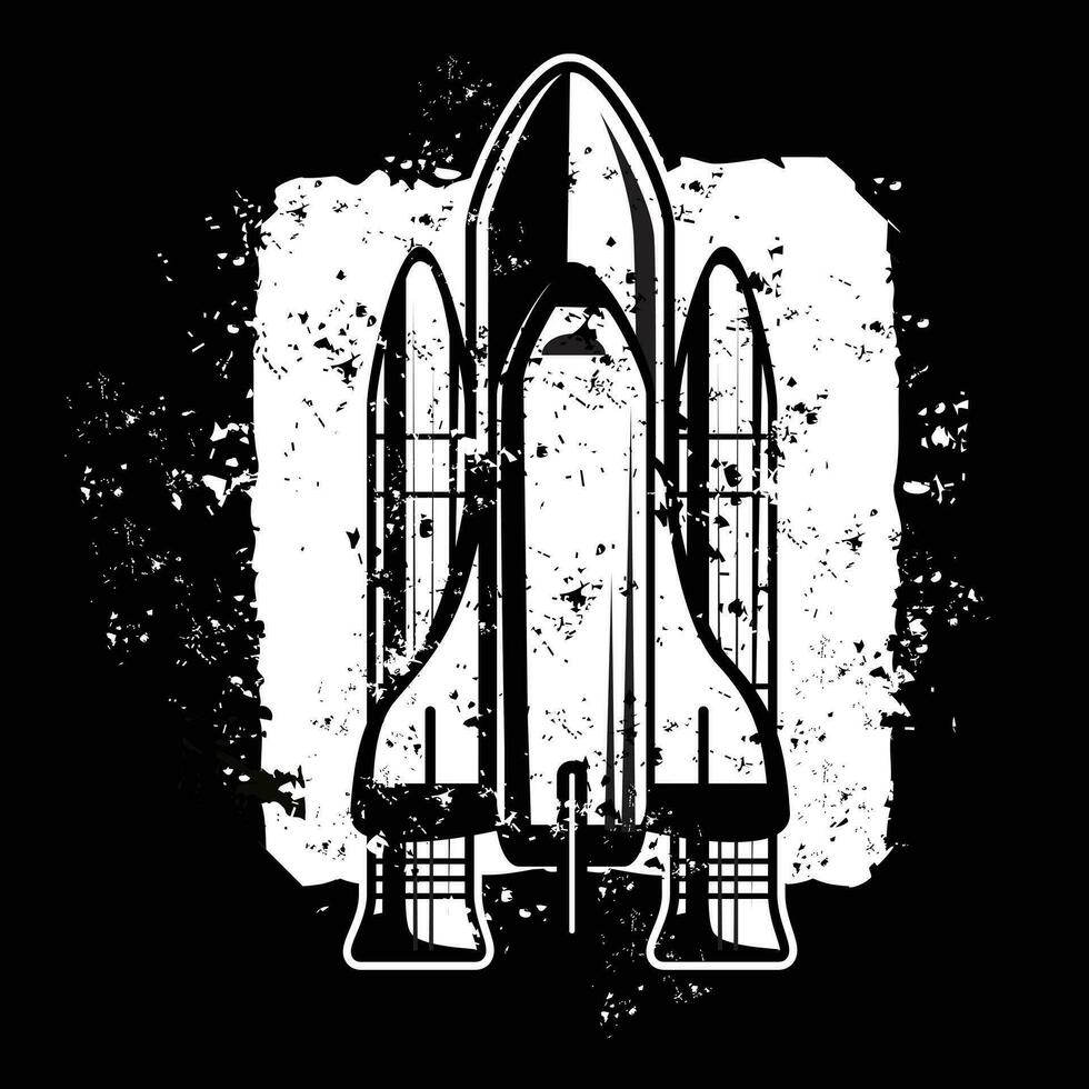 rocket flying vector design illustrator