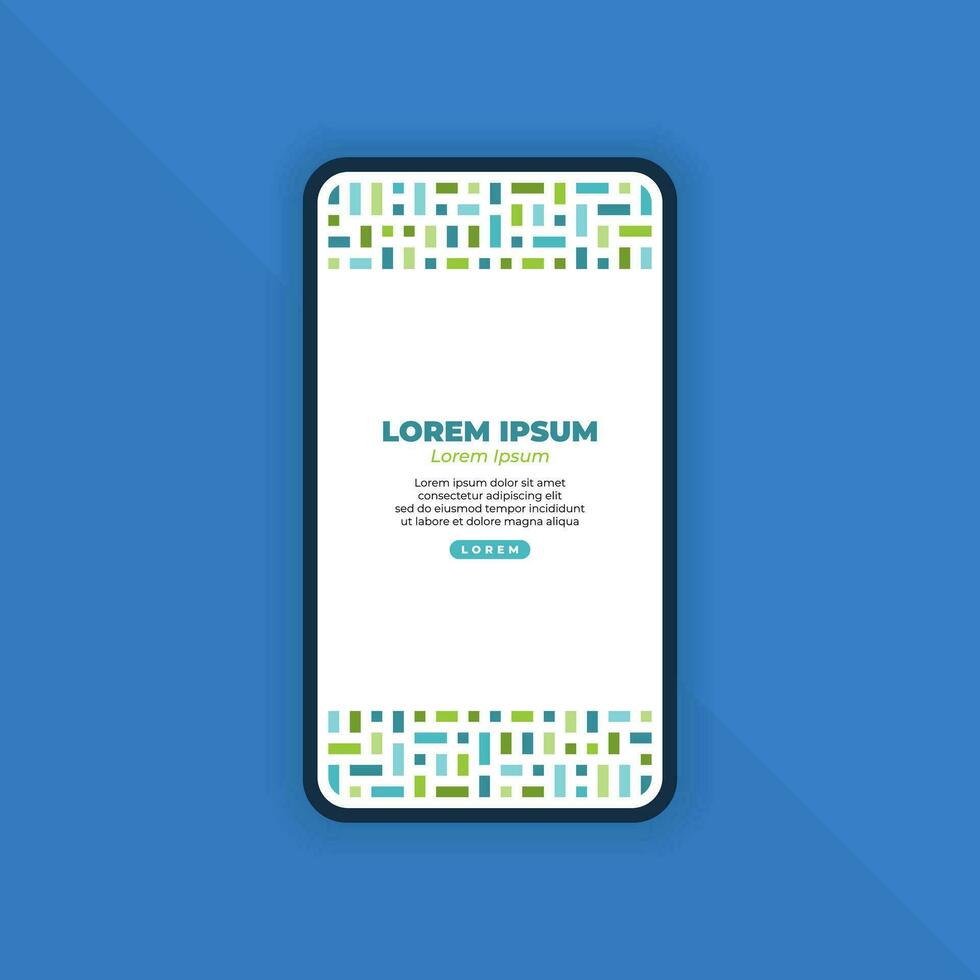 Abstract Geometric Background for Mobile Landing Page vector