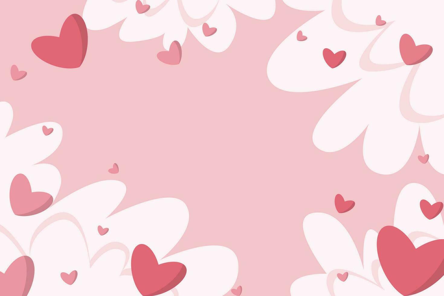 Happy Valentine day background vector design