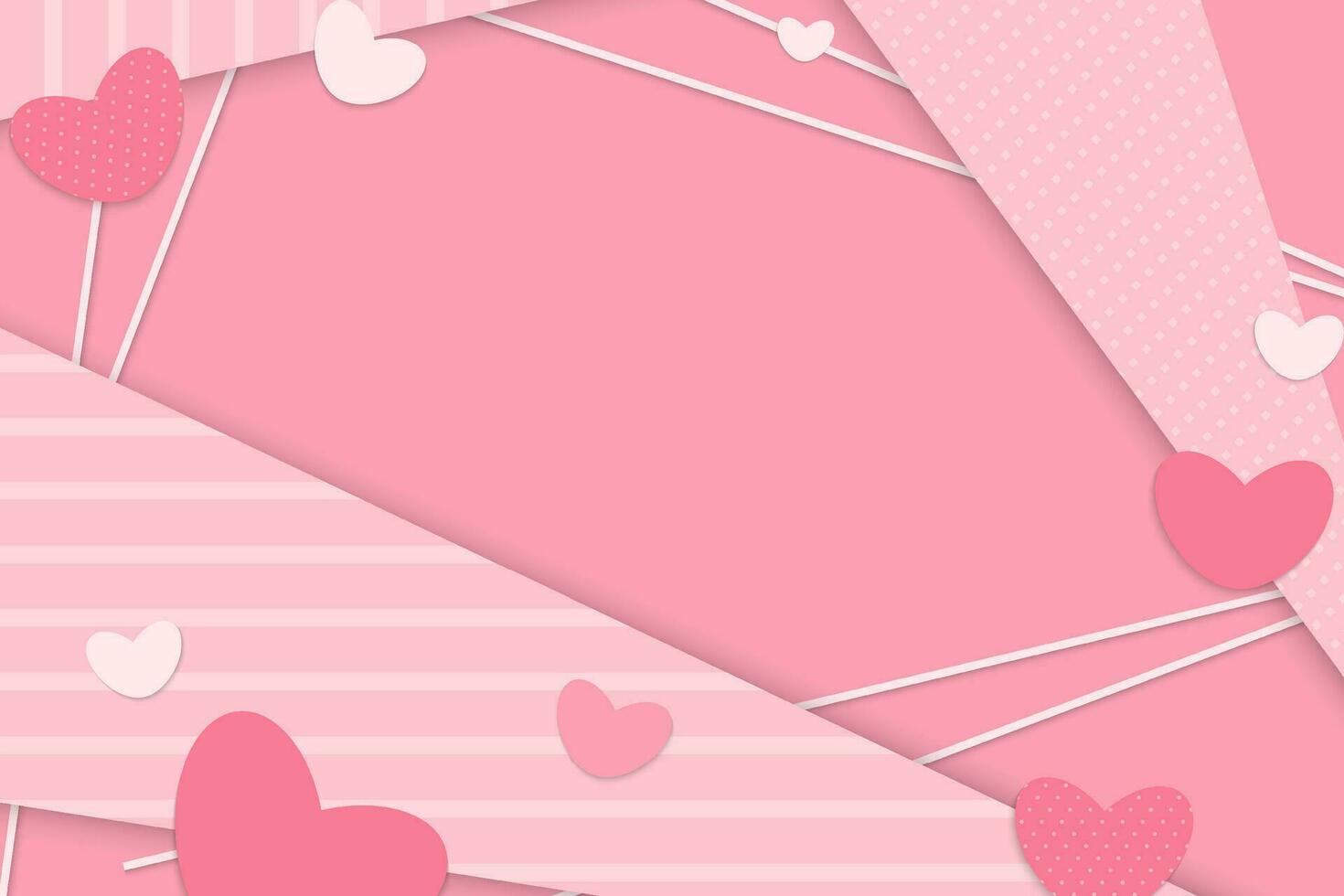 Happy Valentine day background vector design