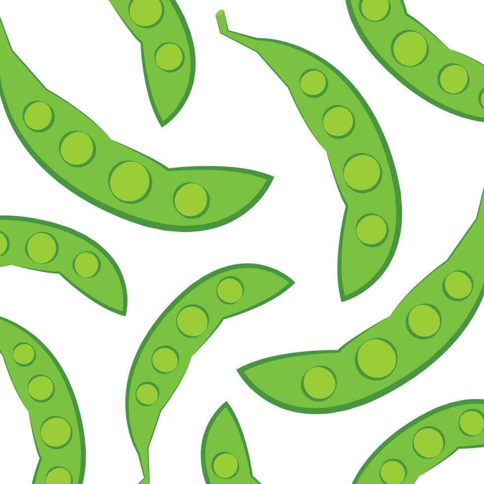 Green peas vector on white background. Green peas icon vector. Logo design.