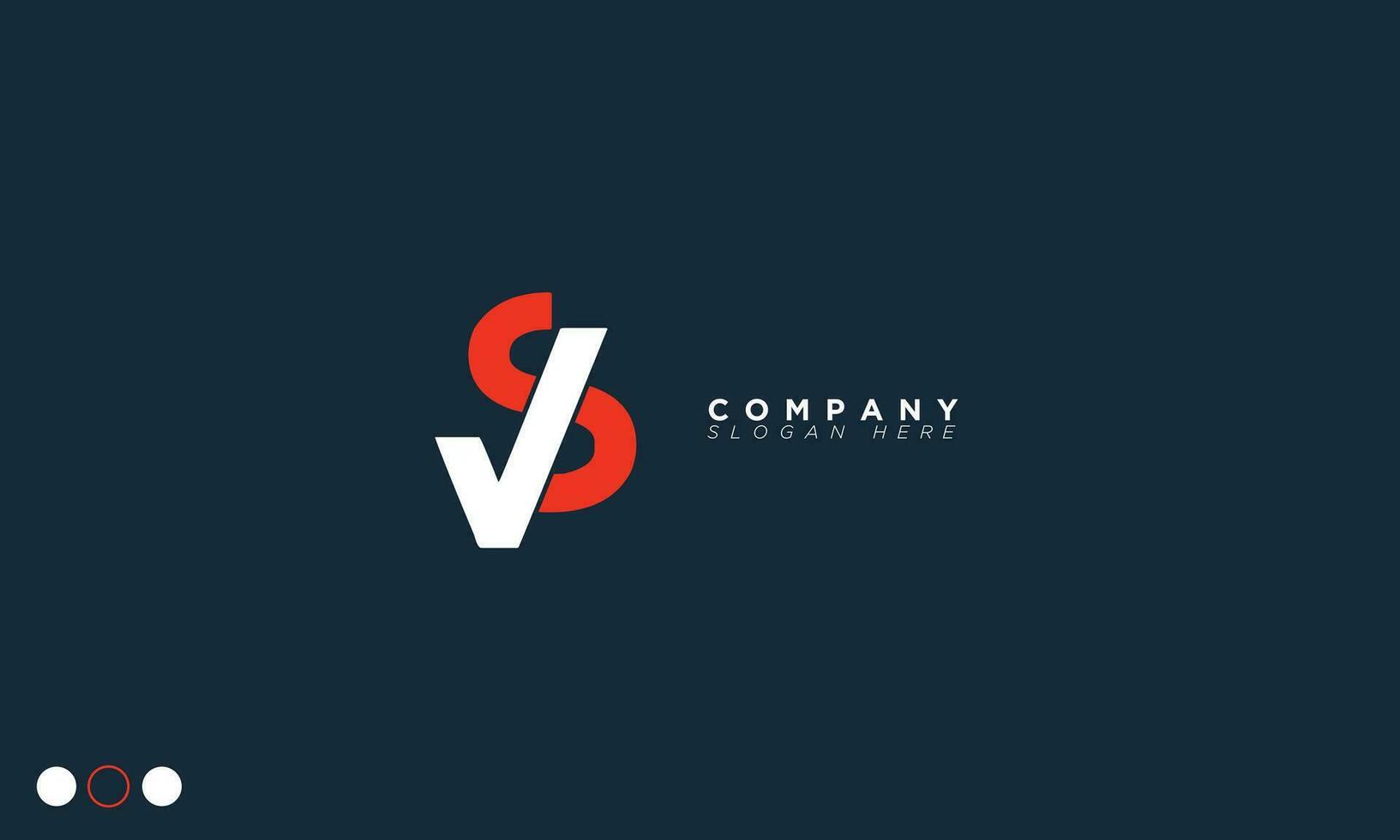 VS Alphabet letters Initials Monogram logo SV, V and S vector