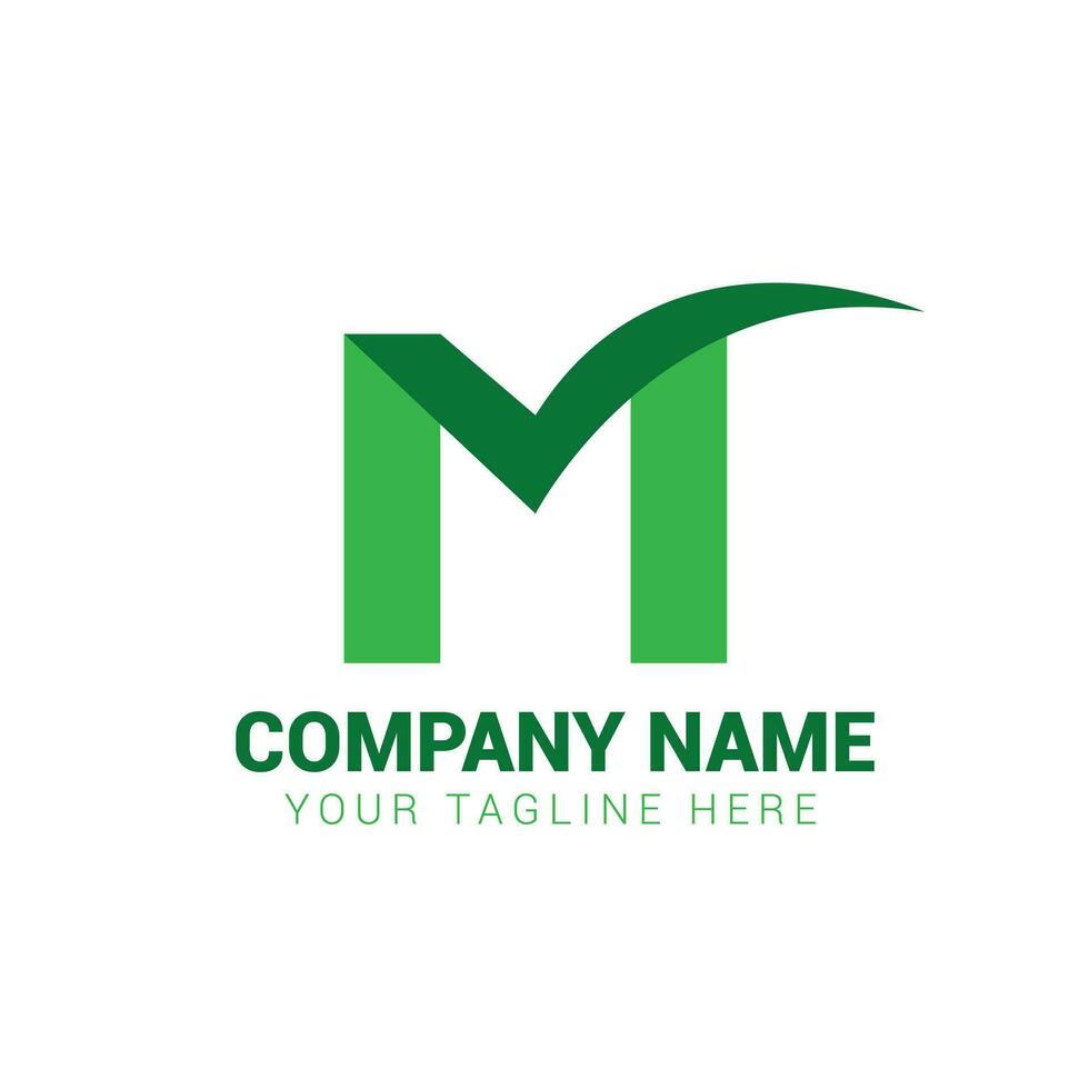 Letter M logo icon design template elements vector