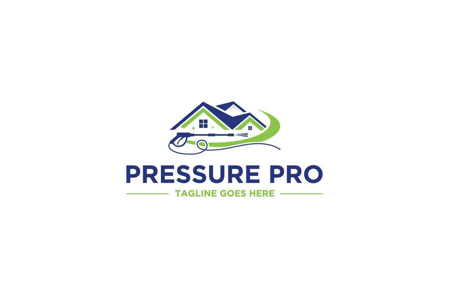 A Home Cleaning Logo Design With A Creative Concept That Fits With Your Cleaning Service Business vector