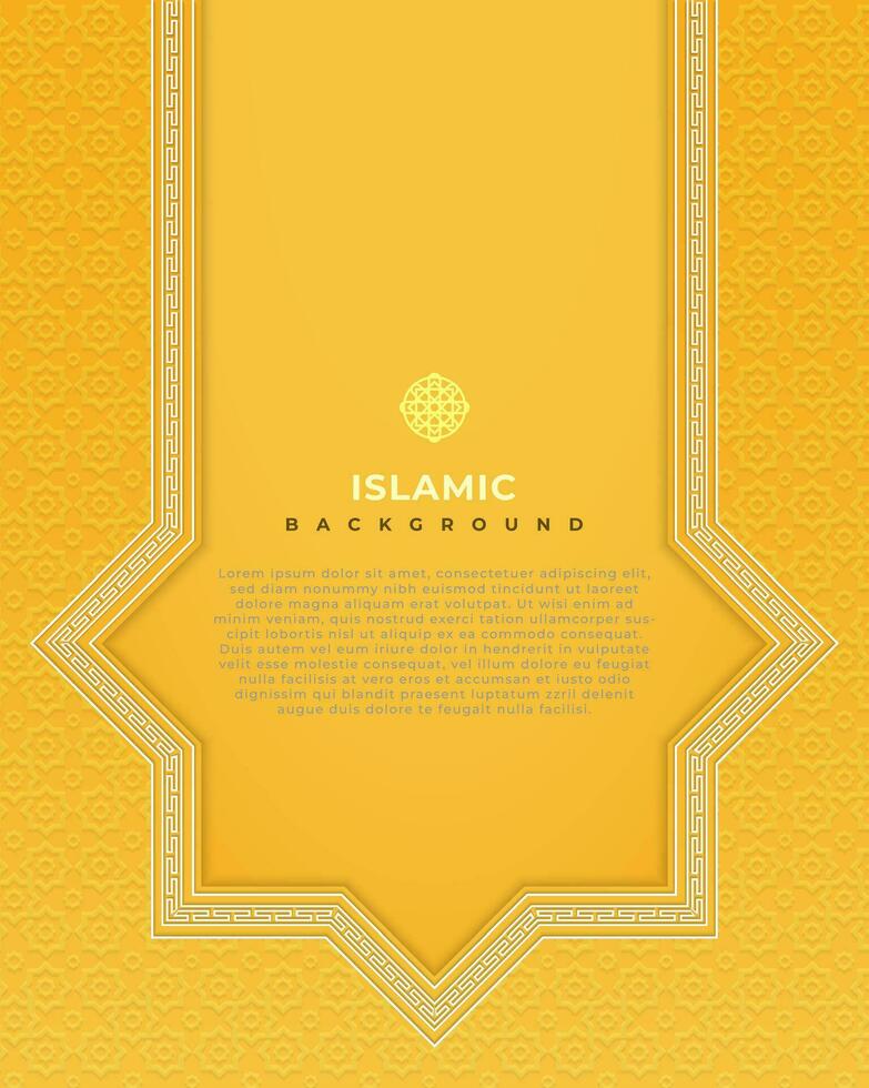 Simple and elegant Islamic background vector